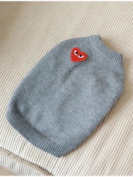 Брендовий свитер для собак Comme des Gar&ccedil;ons, серый L 294-1-L фото