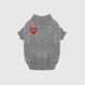 Брендовий свитер для собак Comme des Gar&ccedil;ons, серый L 294-1-L фото 1