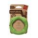 Игрушка для собак WAUDOG Fun Natural Кольцо, биоразлагаемая резина, 12 см, зеленая 621218 фото 1